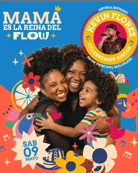 Evento del Día de la Madre en Terraza Panorámica Cartagena con show de Kevin Flórez y familia celebrando.